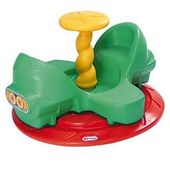 Carrossel Gira-Gira de 2 lugares em formato de avião - Alpha Brinquedos