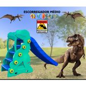 Escorregador Médio Infantil Dinossauro