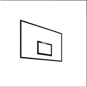 Tabela de Basquete Oficial Unitária Klopf 1021 – 1,82m x 1,22m x 0,05m